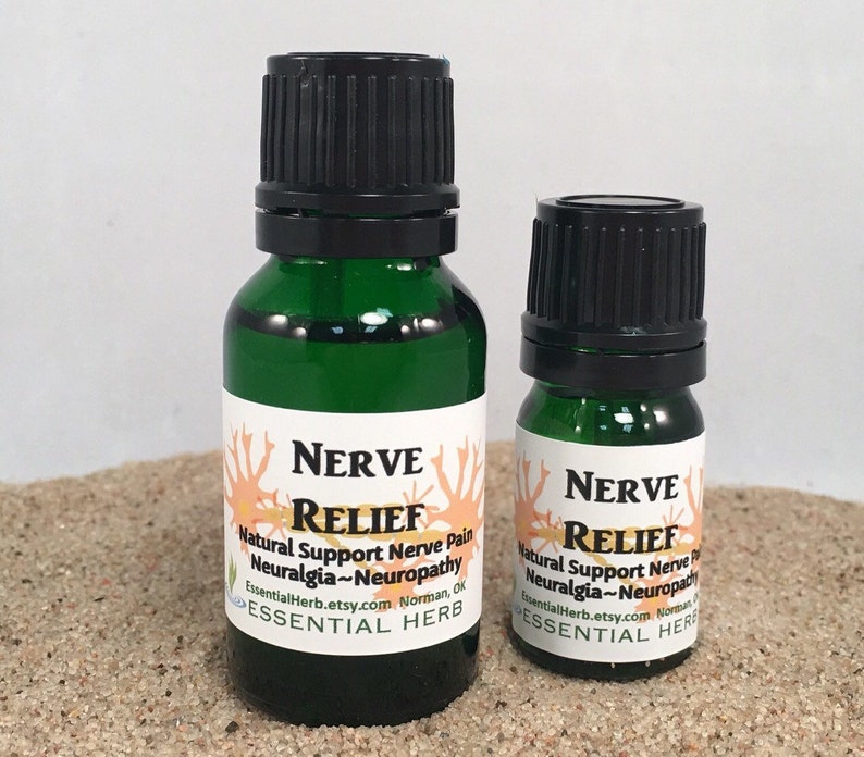 NERVE RELIEF Essential Oil Blend Natural Nerve Pain Relief Etsy