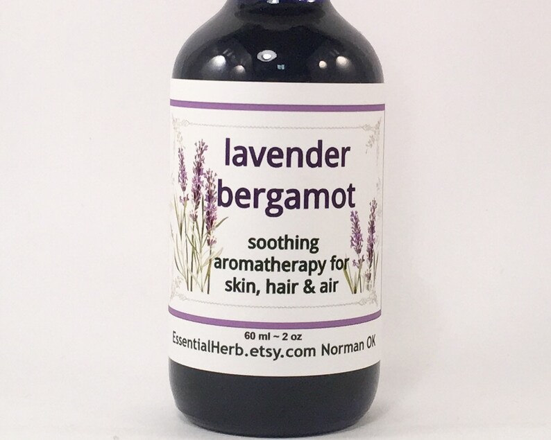 Lavender Bergamot Essential Oil Refresh Skin Uplift Mood Etsy