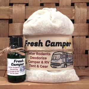 Fresh Camper Deter Rodents, RV Camper Storage, Pantry, Backpacks, Gear, Deodorizer Deterrent