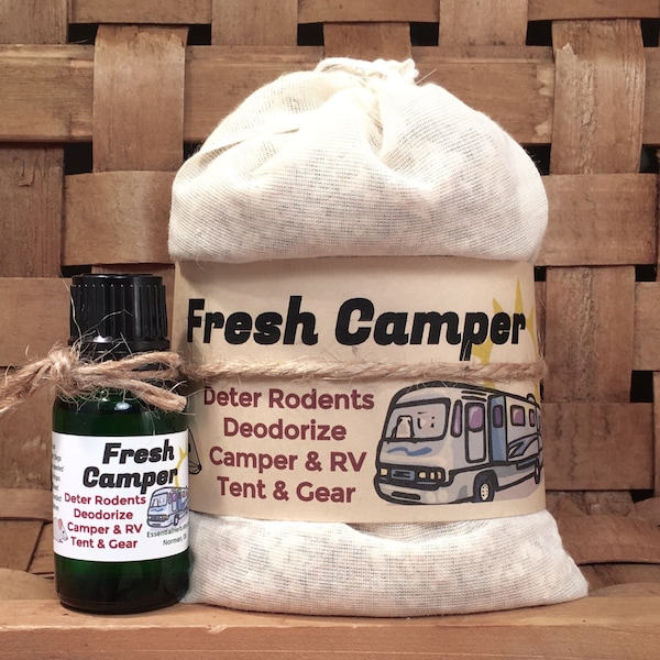 Fresh Camper Deter Rodents, RV Camper Storage, Pantry, Backpacks, Gear, Deodorizer Deterrent