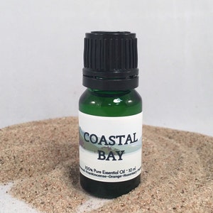 Coastal Bay Essential Oil, Aromatherapy, Diffusing, Fragrance, Ocean Breeze, Shore, Beach, Aroma, Coast, Vacation, Diffuser Blend