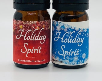 Holiday Spirit Pure Essential Oil, Holiday Blend, Pure Aromatherapy,