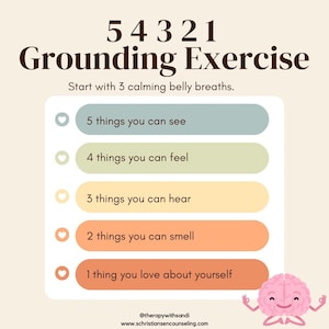 Grounding Exercise Printable