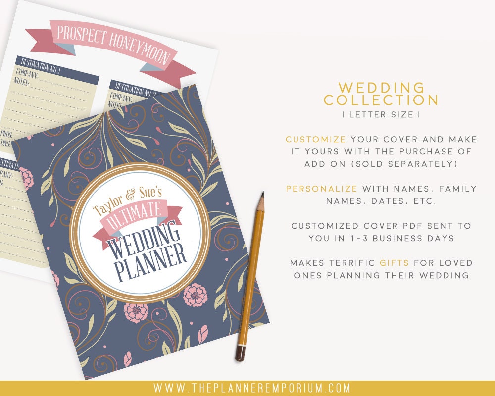 Ultimate Wedding Planner Organizer Kit Instant Download Etsy Canada