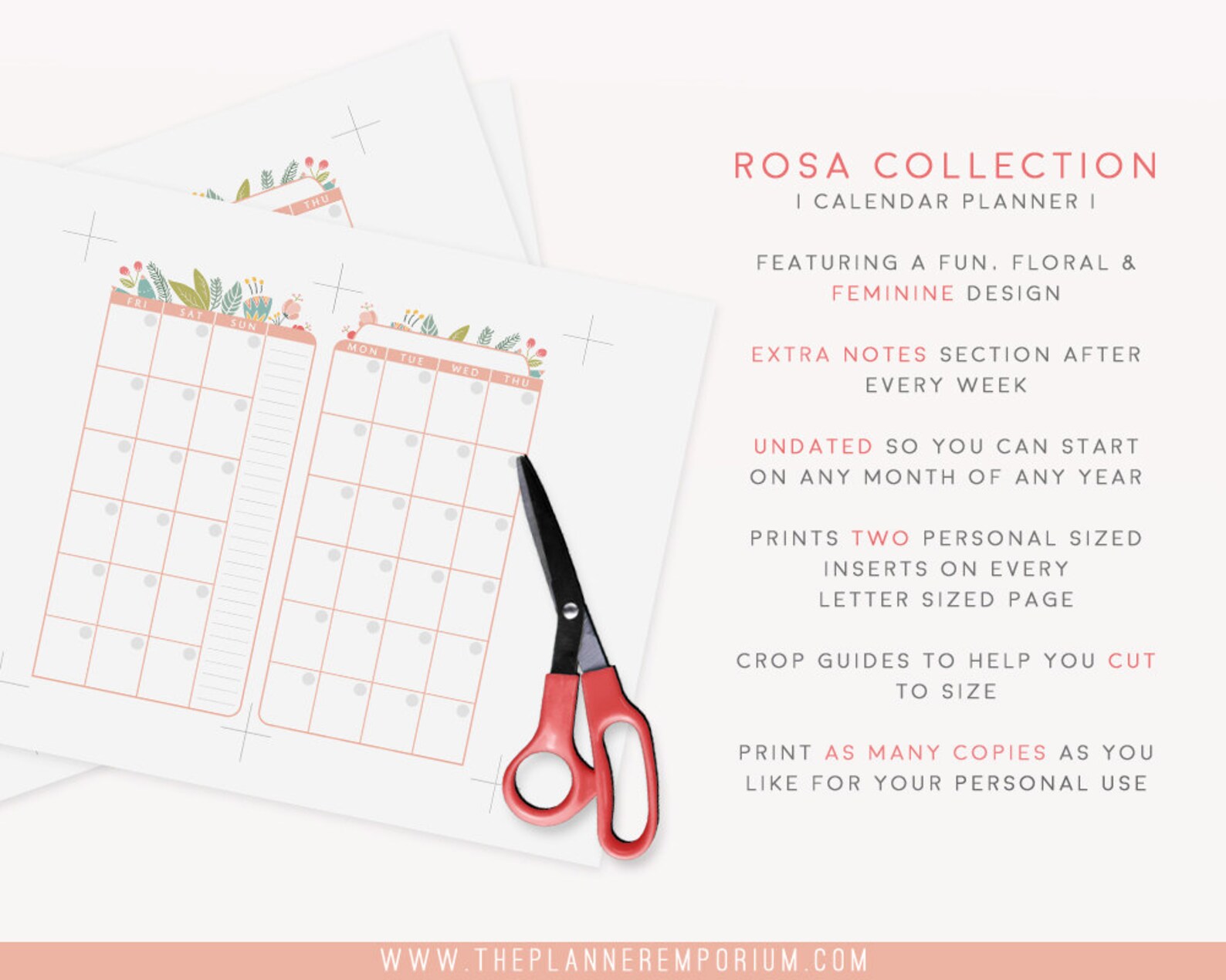 personal-calendar-planner-inserts-rosa-collection-fits-etsy
