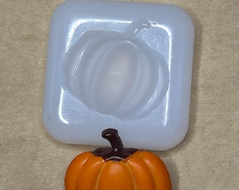 Pumpkin Miniature Translucent Silicone Mold, UV Resin, Chocolate, Farm Garden Fall Halloween