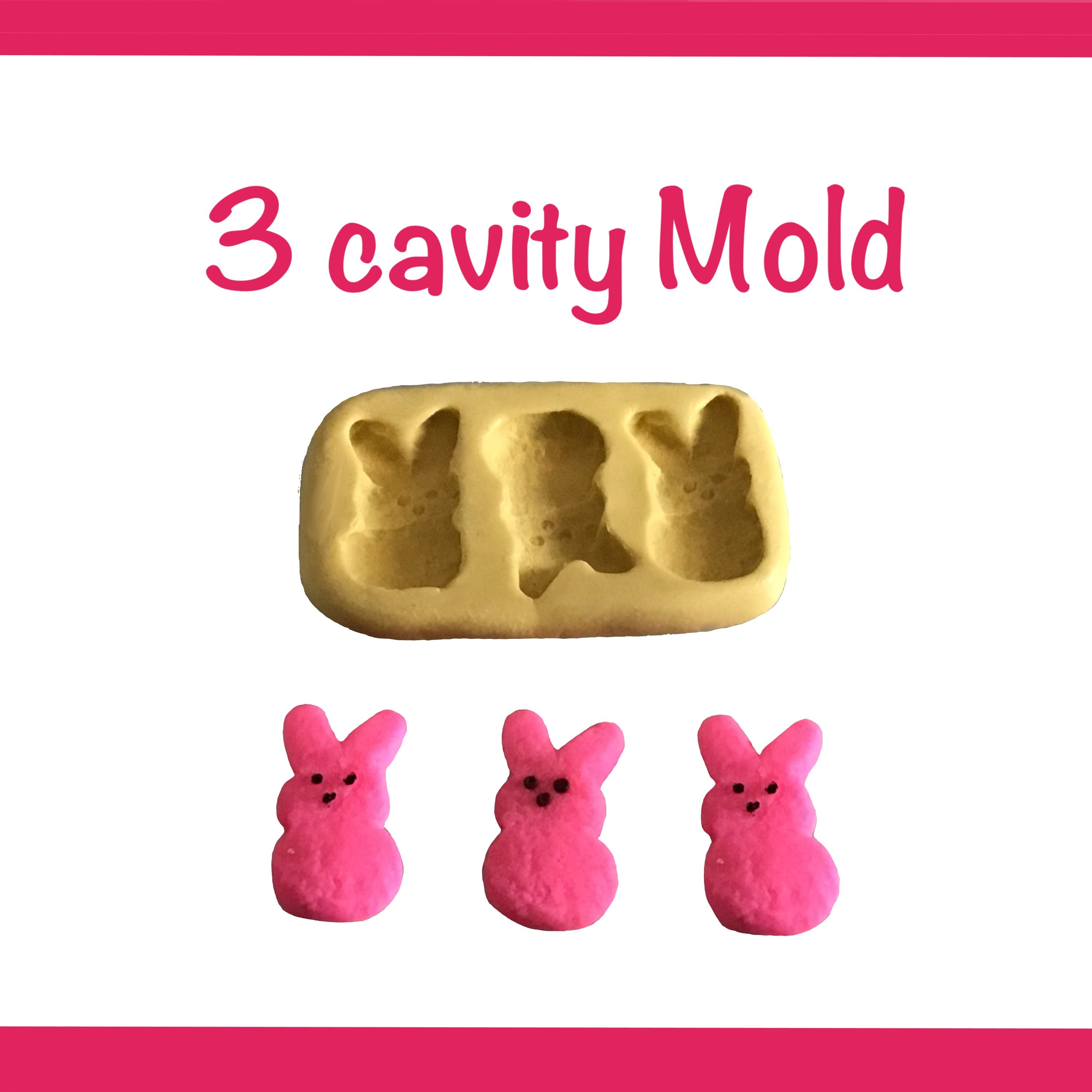 Tadonyny Small Bunny Silicone Molds for Candy Gummy Chocolate, Easter —  CHIMIYA