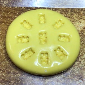 Teeny Tiny Gummy Bears Silicone Mold smallest candy out there 1:6 scale doll dollhouse resin nail art bakery store miniatures so darn Cute