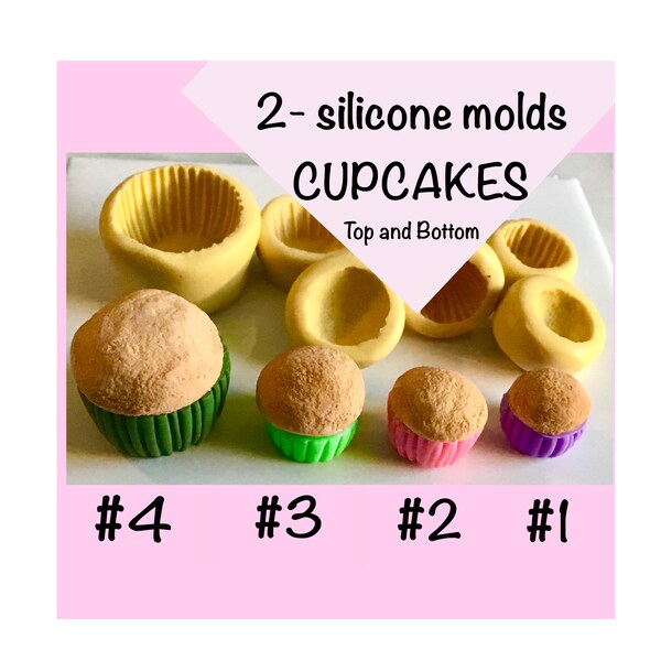 Polymer Clay Cupcake Mold Etsy