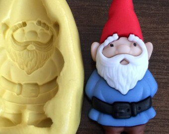 Gnome Silicone Mold: Miniature Dollhouse Garden Decor