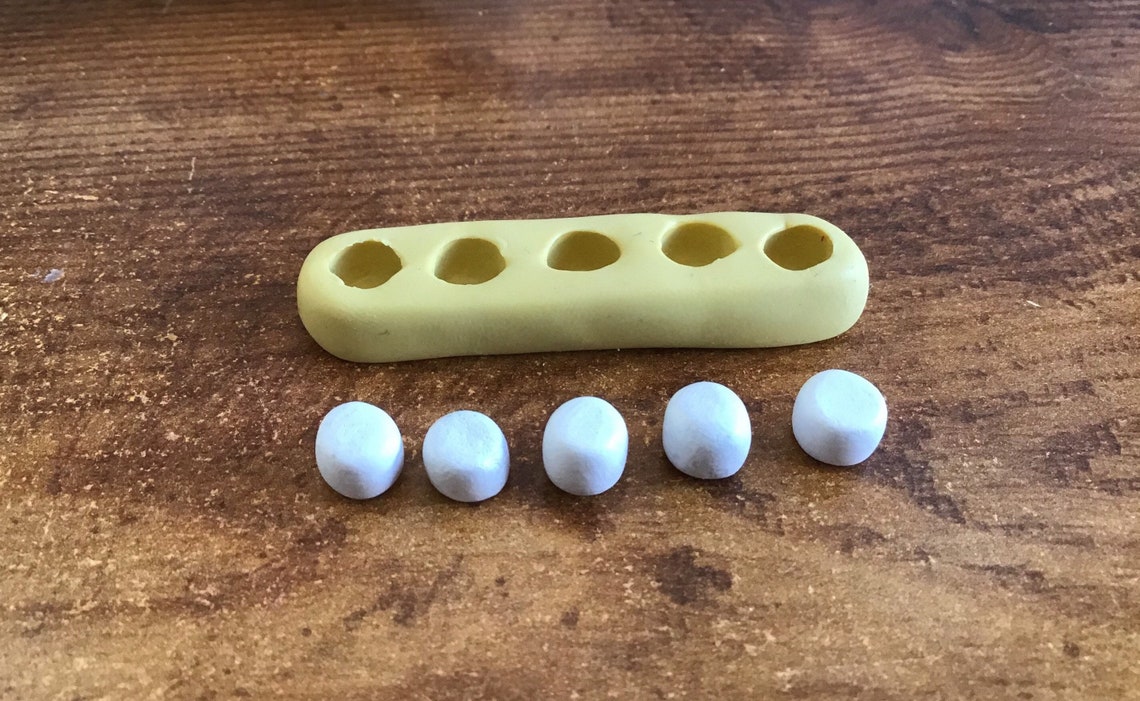 MARSHMALLOW MINIATURE Silicone Mold Marshmallow Push Mold Etsy