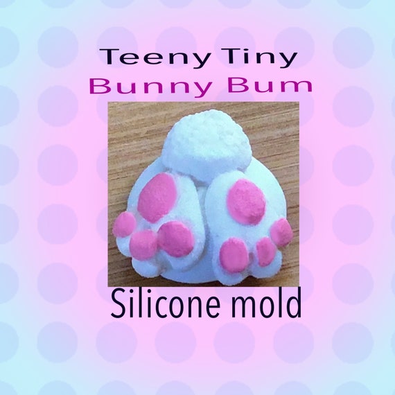 TEENY TINY BUNNY Bum Silicone Mold, Easter Candy Molds, Rabbit