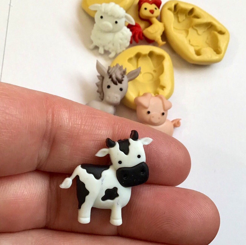 FARM ANIMALS Mold chicken molds Pig mold Farmhouse Etsy