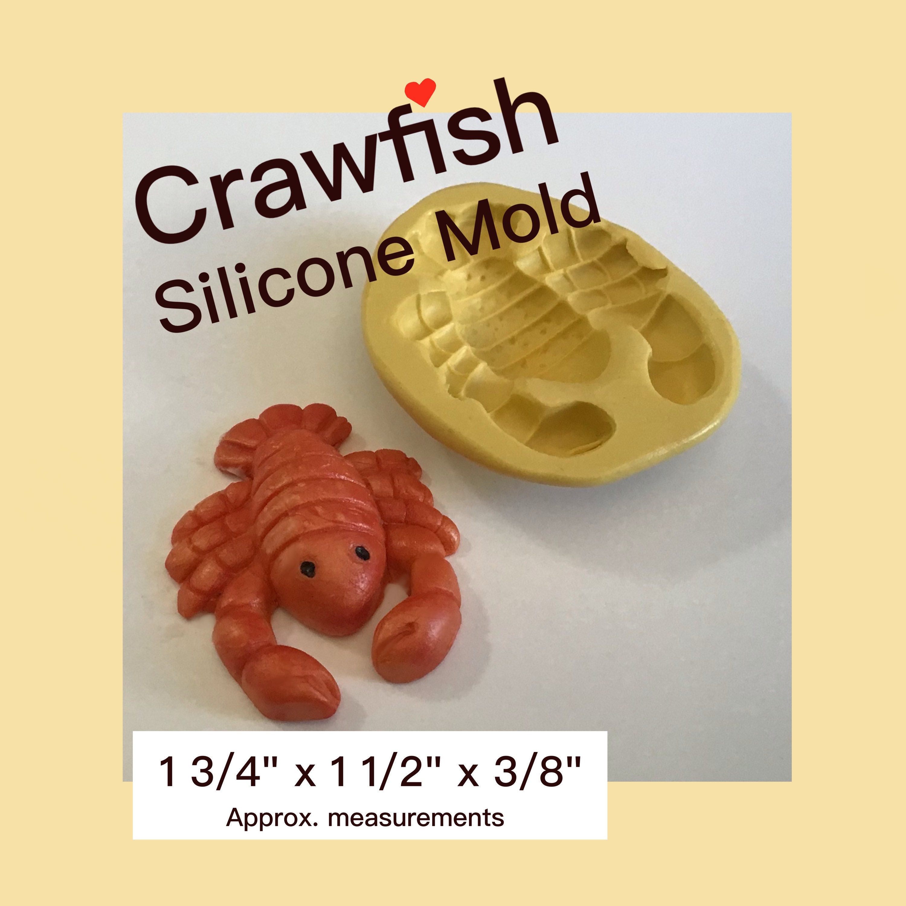 CRAWFISH BOIL silicone molds push molds potato mold lobster Etsy