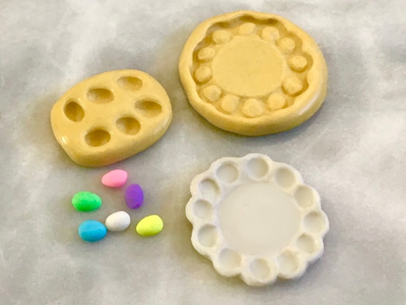 PLATE MOLD MINIATURE Deviled Egg Plate Egg Push Mold Etsy