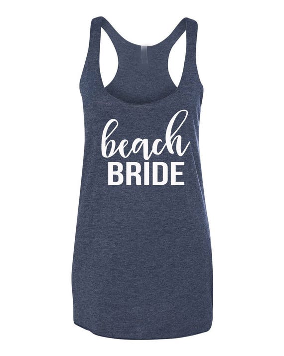 Beach Bride Tank Top Beach Squad Beach Wedding Girls Etsy