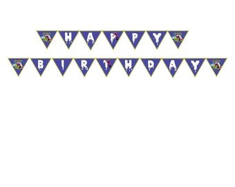 Goosebumps Birthday Banner - Digital Download