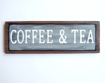 Koffie en thee decor, Bruiloft coozies, Bruiloft decoraties, Verloofde cadeau, Bruiloft borden hout, Rustieke houten bruiloft borden, Bruiloft programma's