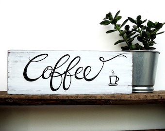 Pallet Wood Coffee Sign, Coffee Sign on Wood, Wooden Coffee Sign, Coffee Cozy, Coffee Bar, Coffee Favors, Coffee First, Coffee and Sign art