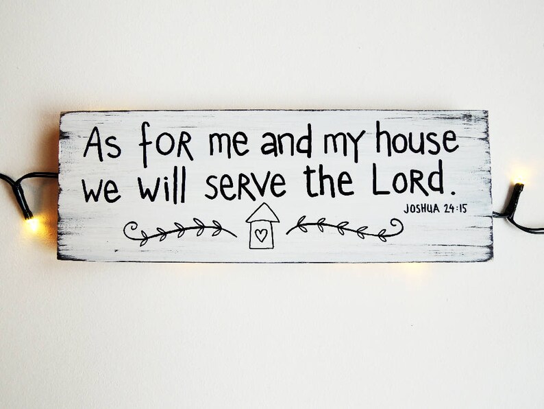 Bible verse wall art, Wood signs sayings, Christian gifts, Christian wall art, Christian home decor, As for me and my house we will serve image 8