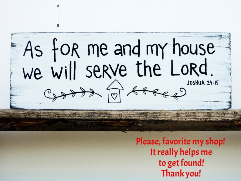 As for me and my house sign, Bible Verse Wall Art, Scripture Wall Décor, Wood Home Wall Décor, Wood Signs Sayings, Christian Wood Sign image 9