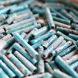 Ancient Egyptian Faience Mummy Beads - 3000-4000 Year Old - Turquoise