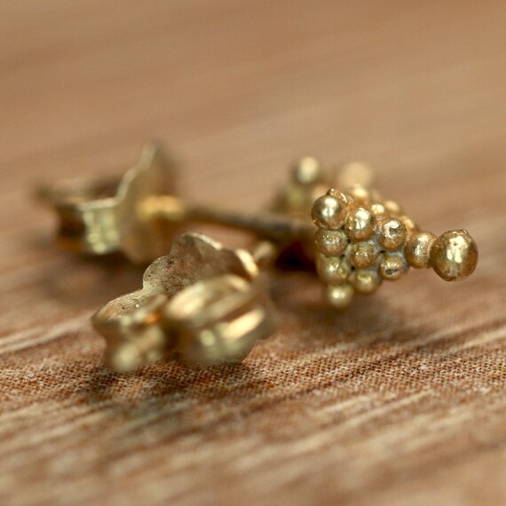 Greek Granulated Earrings - image 2