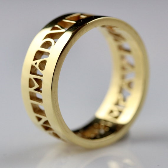 Anima Roman Ring Gold - Etsy