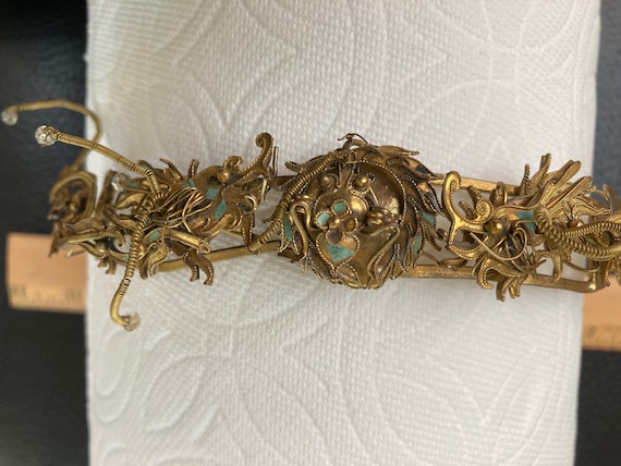 Antique Qing Dynasty Tian-tsui Tiara 200622-K - Etsy