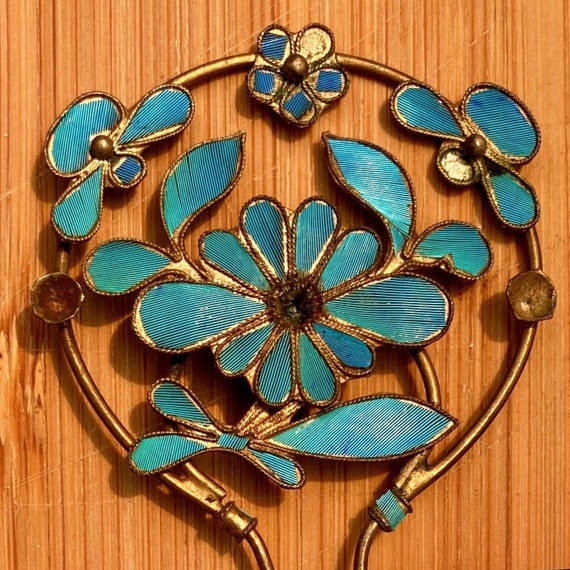 Antique Qing Dynasty 5 TianTsui Hair Pin