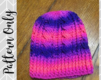 PATTERN ONLY, Cabled Winter Hat PATTERN, Cabled Winter Hat,  Winter Hat, Crochet Cabled Hat, Crochet Hat, Crochet Winter Hat, Cabled Hat