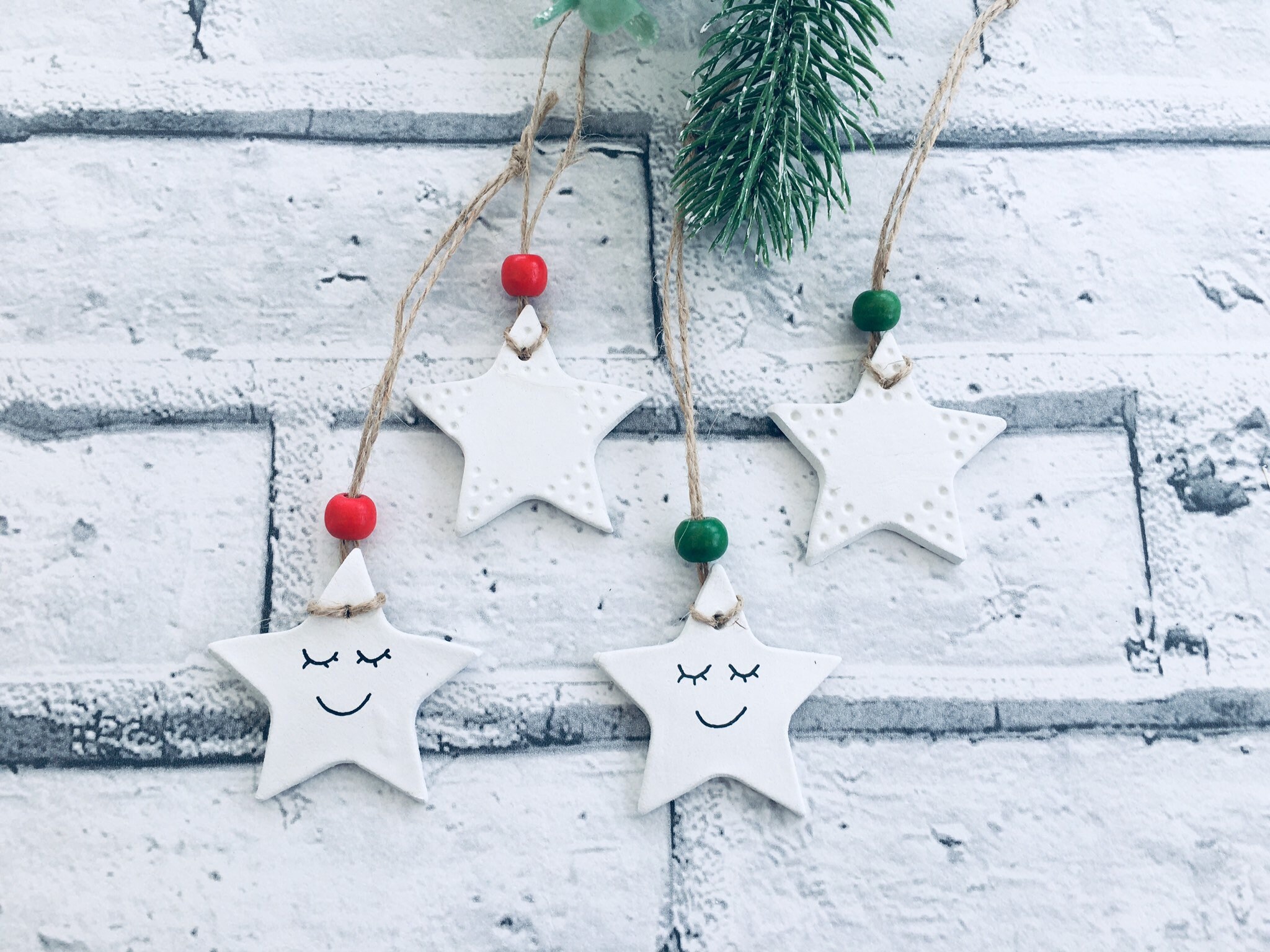 4 étoiles de Noël décorez vos propres étoiles décorations | Etsy