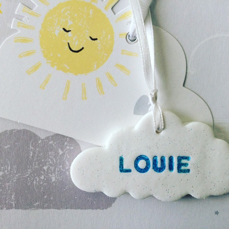 Cloud gift personalised cloud childrens nursery gift gift Etsy
