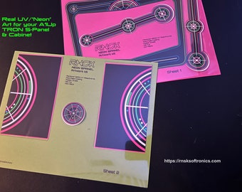 Arcade1Up TRON NEON Art Kit