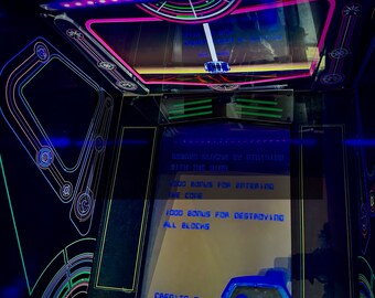 Arcade1Up TRON Deluxe "S Panel" Display Mod 15"