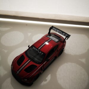 BENTLEY  CONTINENTAL GT3, metal toy car model. Lovely collectible item!