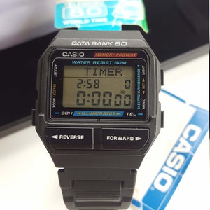Vintage Casio DB-81 Data Bank 80 Telememo 1990's | Etsy