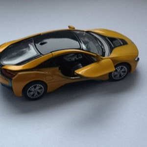 BMW i8 , metal toy car model. Lovely collectible item!