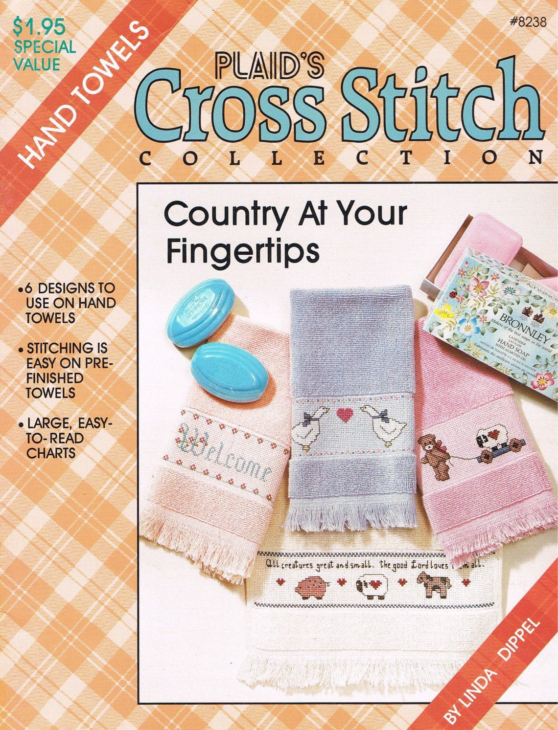 Lot of 6 Cross Stitch Towel Pattern Books Craft Book Lot Etsy