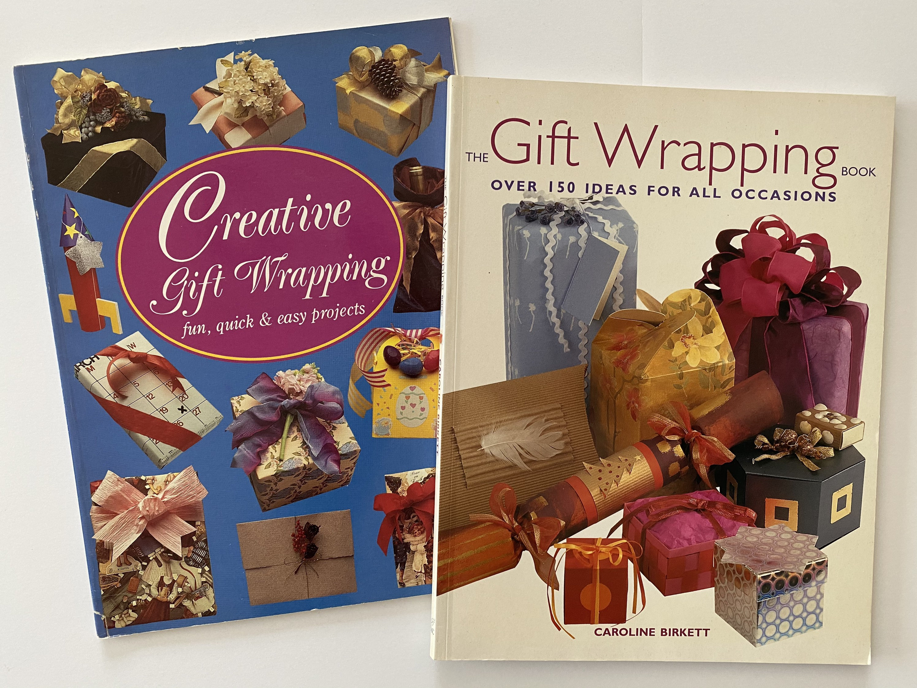 Set of 2 Gift Wrapping Books The Gift Wrapping Book and Etsy