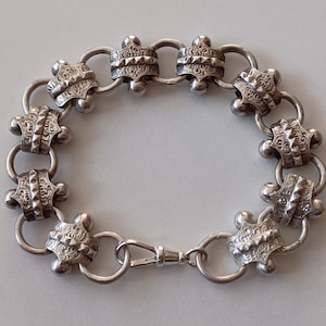 Beautiful Antique Fancy Silver Bracelet