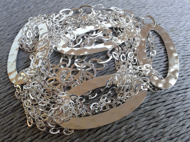 Stunning Sterling Silver Statement Chain by Milor of Italy