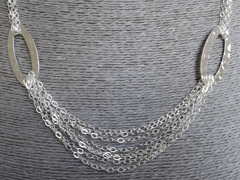 Stunning Sterling Silver Statement Chain by Milor of Italy