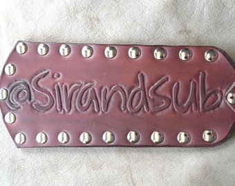 Personalized Leather Spanking Paddle, Leather Paddle, BDSM Spanking Paddle, Bondage Accessories, Submssive paddle, Personailzes Paddle