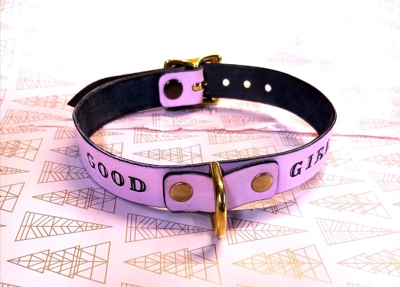 Good Girl Collar BDSM Training Collar Submissive Day Collar Etsy