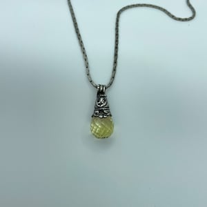 Smoky Quartz Capped Crystal Point Necklace