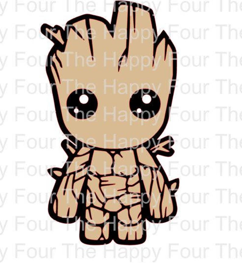 Download GROOT SVG FILE Guardians of the galaxy cut file cameo ...