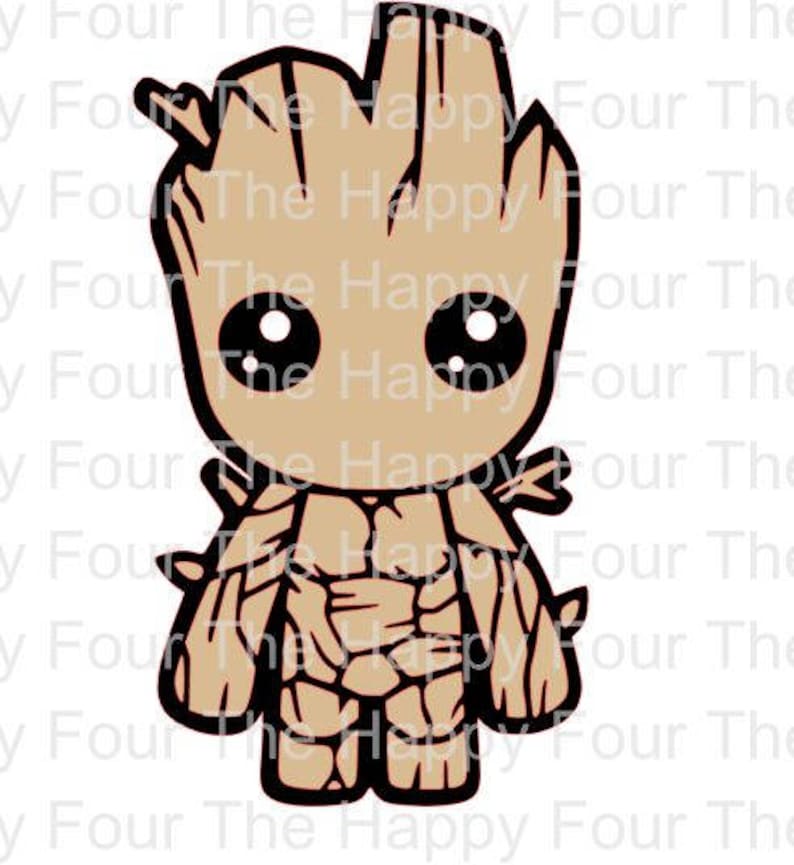 Download GROOT SVG FILE Guardians of the galaxy cut file cameo ...
