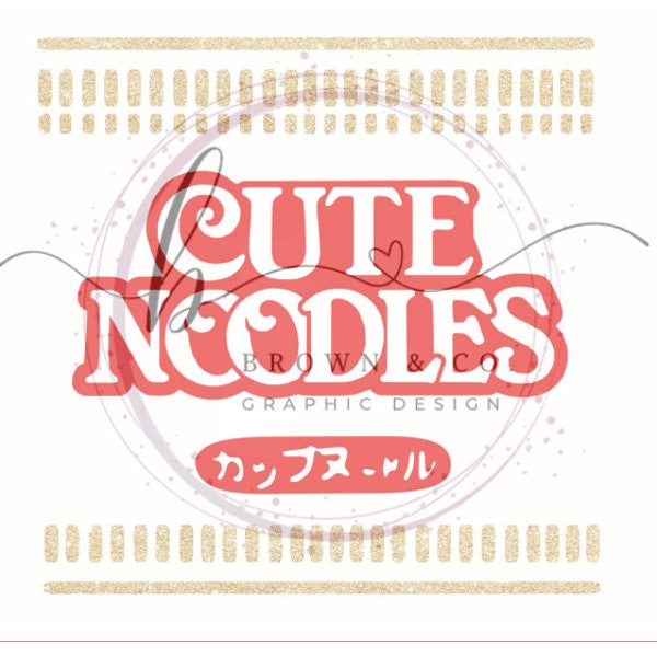 STUDIO SVG FILE Cut Cute Noodles Ramen Funny