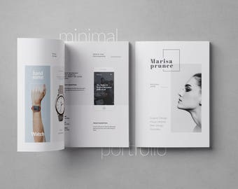 Portfolio Brochure Template - Portfolio Template - graphic design Portfolio - portfolio - Portfolio Print Template